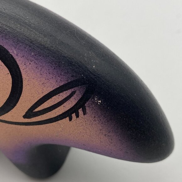 Native American Navajo Pottery Spirit bear animal southwest hand painted - Picture 3 of 10